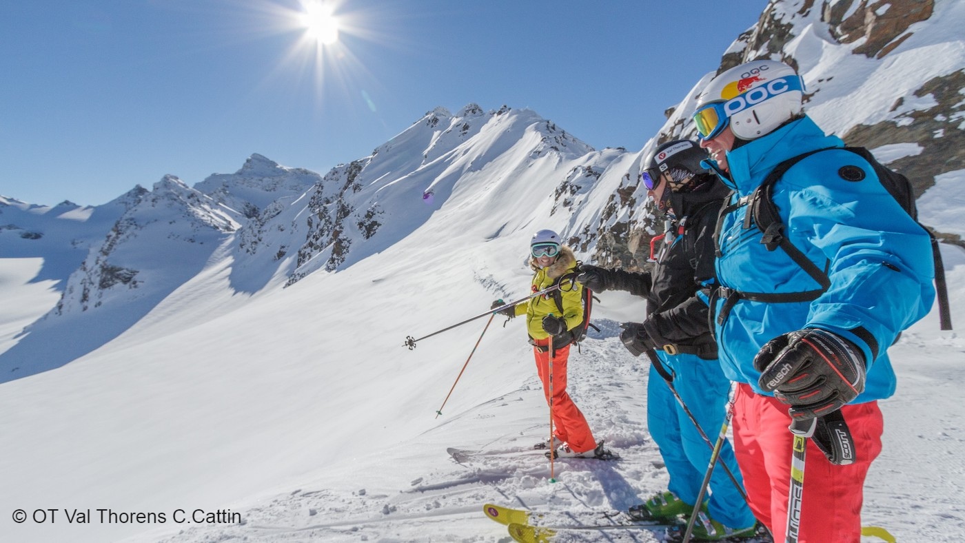 Firmatur til Val Thorens med ski, sykling og aktiviteter i Les 3 Vallées
